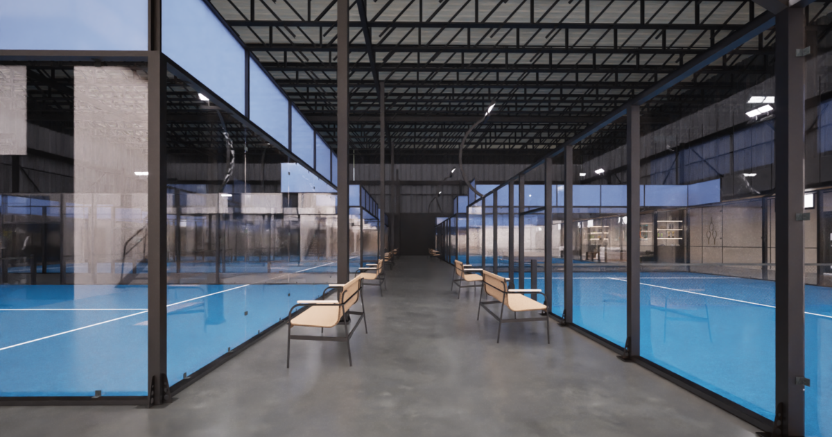 Union Padel Club indoor padel courts in Chicago, Illinois